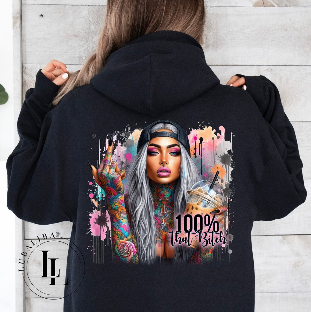 HOODIE Noir UNISEXE 