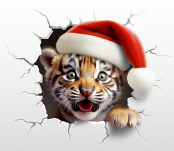 Motiv " 3D Christmas Tigger Ramo " ArtNr.: CBE