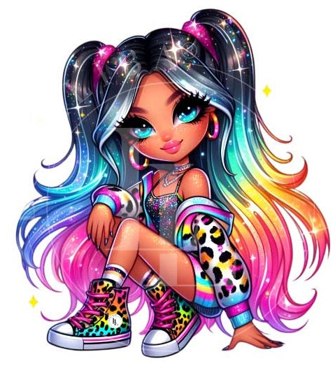 Motif « Rainbow Summer Girl » Art.-N° : DAV