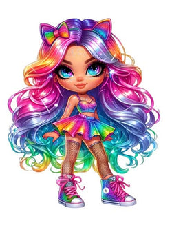 Motif "Rainbow Girl" Art n° : KDZ