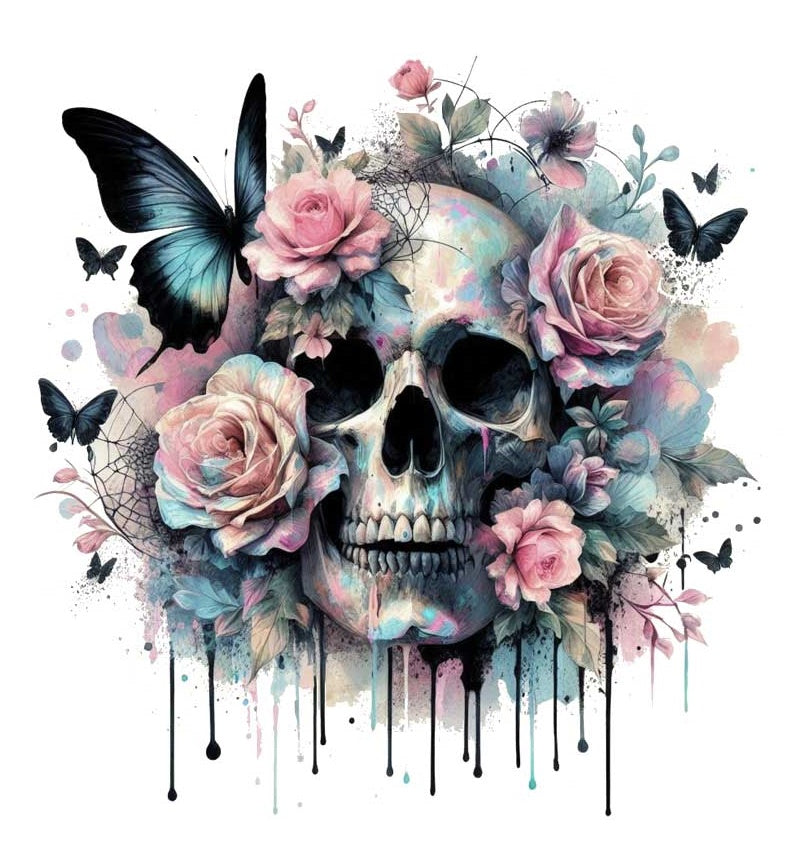 Motiv SUMMER SKULL BUTTERFLY  ArtNr.: DDG