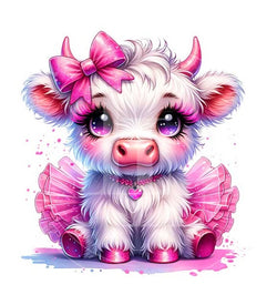 Motiv " Glitter Cow " ArtNr.: DEJ