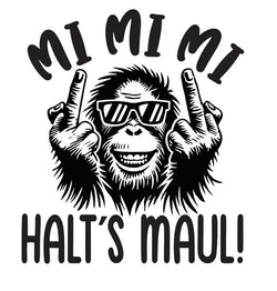 Motiv MONKEY " MI MI MI " HALTS MAUL " ArtNr.: DGS