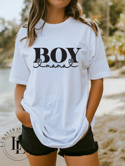 T-Shirt Weiß " BOY MAMA " ArtNr.: DVW