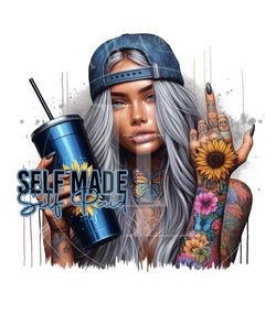 Motif "SELF MADE SELF PAID" Art n° : DWY