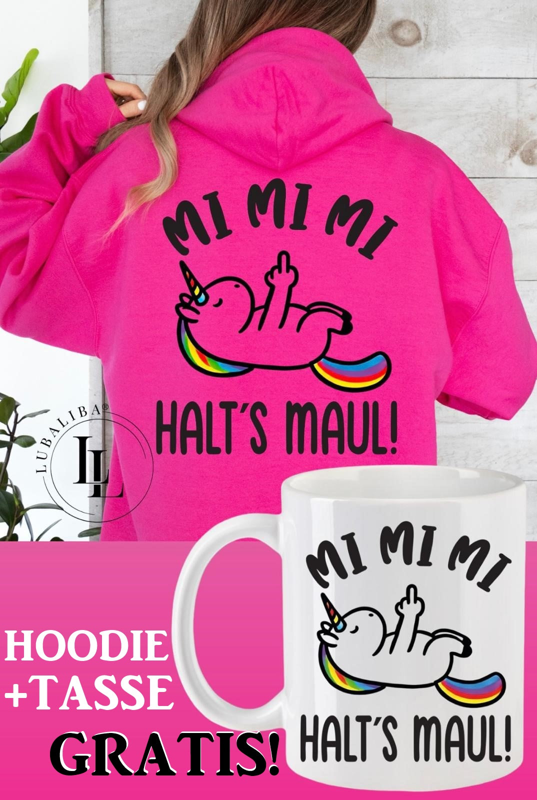 Hoodie Pink + TASSE 