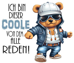 Motiv " ICH BIN DER COOLE VON DEM ALLE REDEN! " ArtNr.: HTH