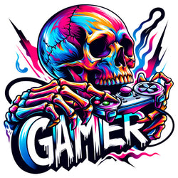 Motiv " SKULL GAMER "  ArtNr.: HUB