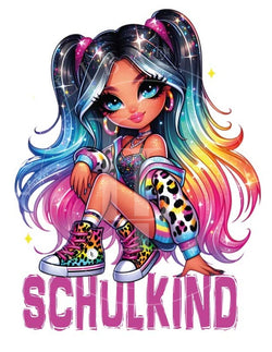 Motiv " SCHULKIND RAINBOW GIRL " ArtNr.: KDS