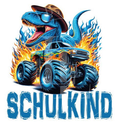 Motiv " SCHULKIND MONSTERTRUCK DINO " ArtNr.: KDU