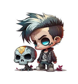 Motif « Skull Tenkly et Smoll » Art n° : KEM