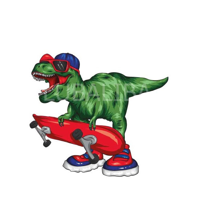 Motif « Skater Dino » N° d'art : KGD