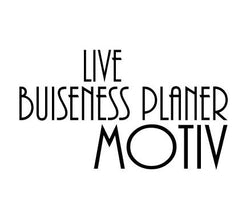 Motif "LIVE BUSINESS" Art n° : BUSINESS PLANNER