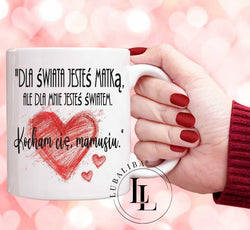 TASSE " ICH LIEBE DICH MAMA " POLNISCH Motiv: SPL