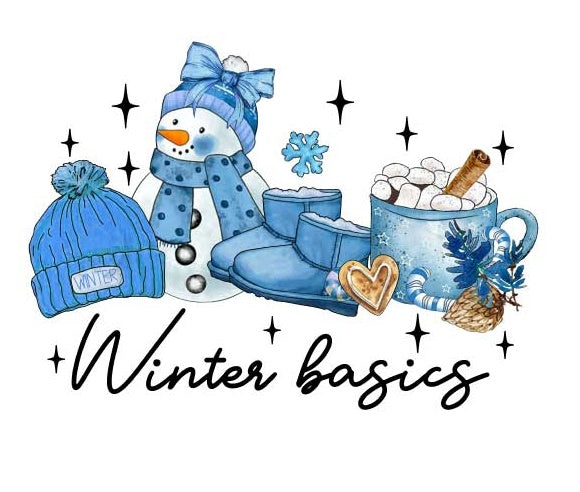 Motif « Winter Basics Blue » Numéro d'article : WQW