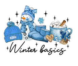 Motif « Winter Basics Blue » Numéro d'article : WQW