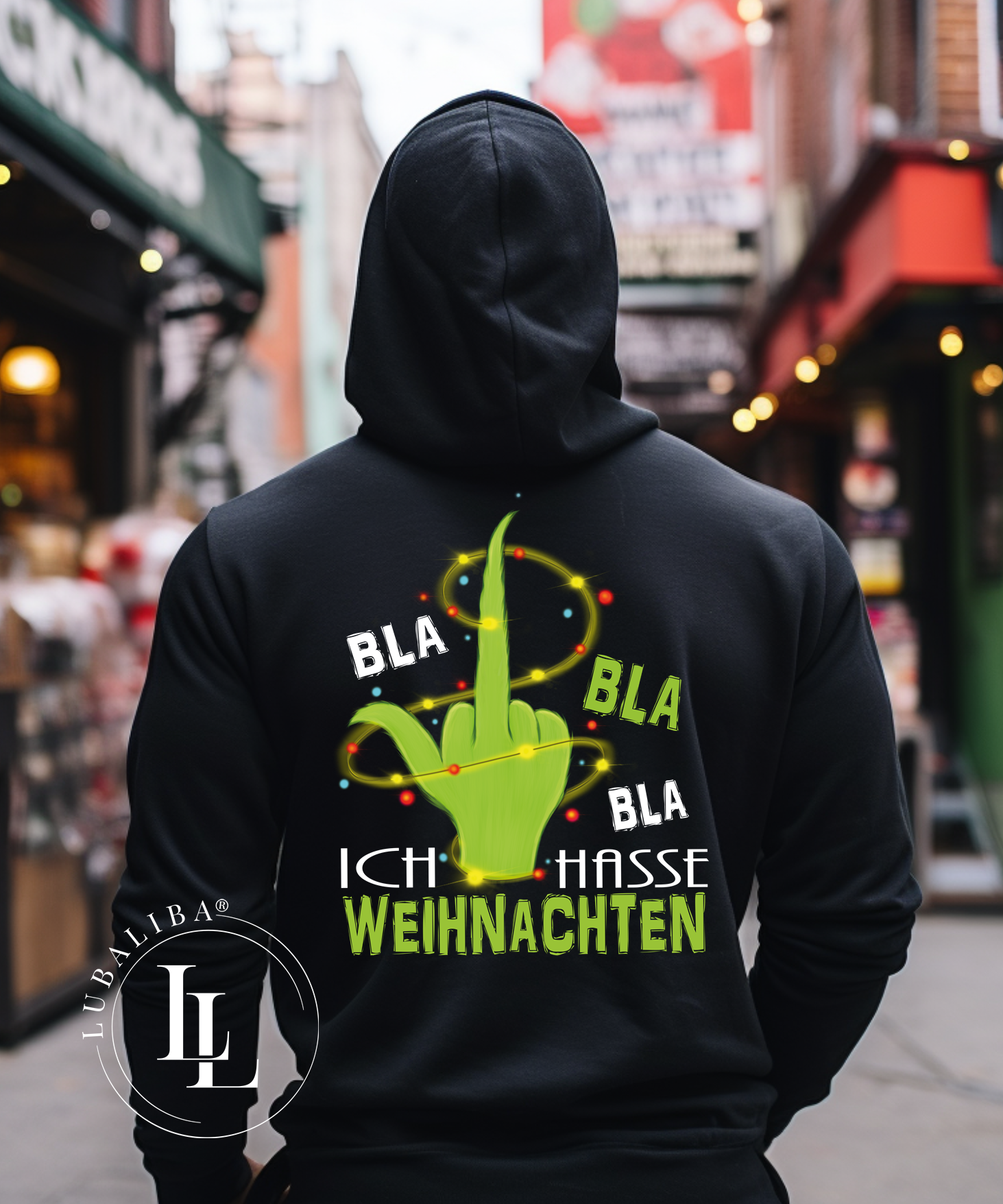 Hoodie schwarz 