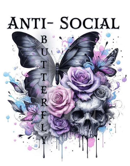 Motif « Anti Social Butterfly » Art n° : DWO