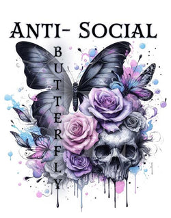 Motiv " Anti Social Butterfly " ArtNr.: DWO