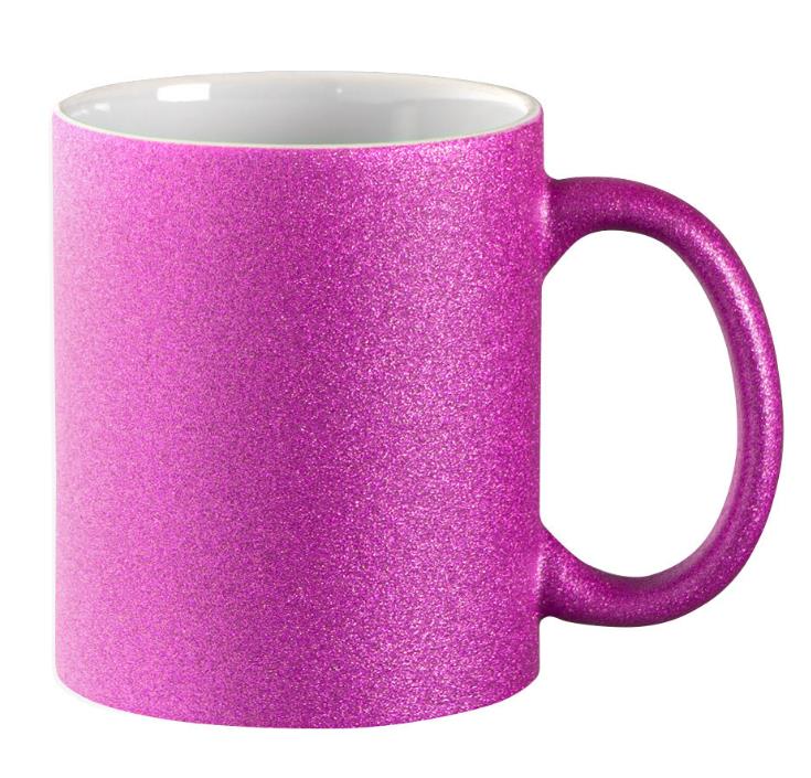 CREAT tasse à paillettes rose