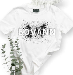 ☆BOVANN☆SPLASH☆T-shirt/Weiß/Man